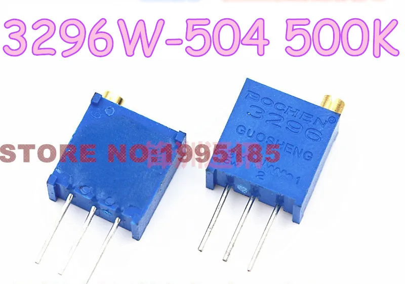 10PCS 3296W 504 500K Adjustable precision potentiometer-in ...