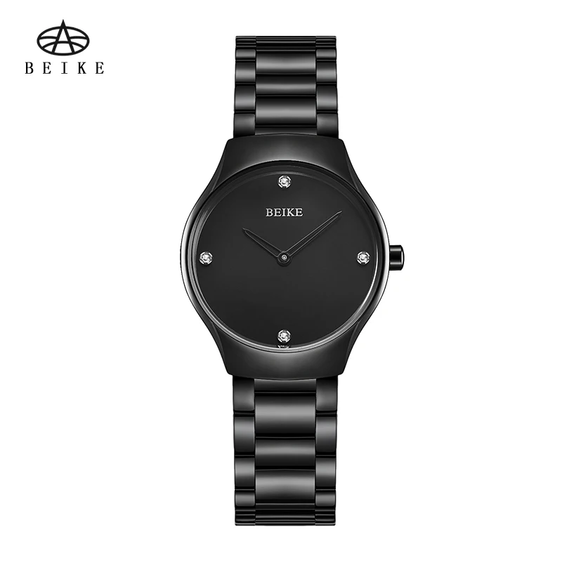 

New Elegant Steel Quartz Watches Women Simple Round Bracelet Wrist Watch Female Gift Wristwatch
