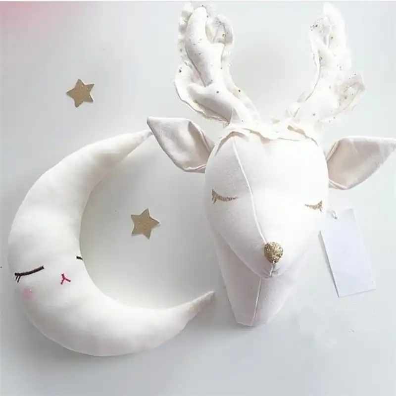 stuffed animal deer mount