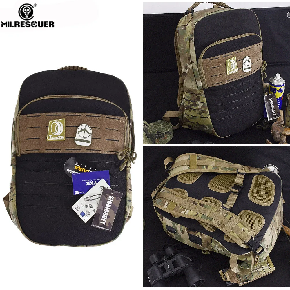 Milresser 25L тактический рюкзак 15 дюймов для ноутбука Cordura Военный Рюкзак Портативный