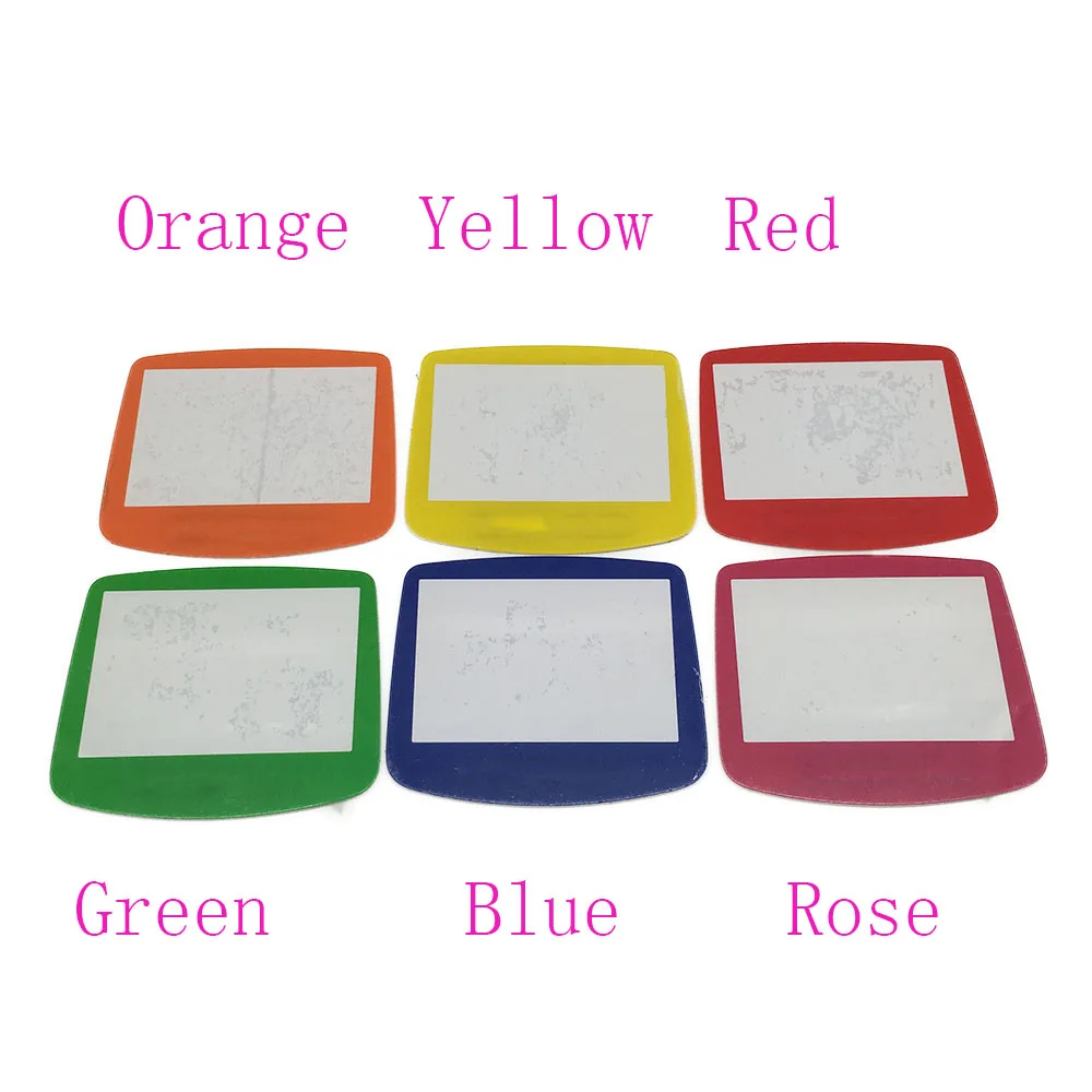 Multicolor Red Blue Green Replacement Screen Lens for Game