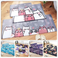 Ковер с рисунком из мультфильма нескользящий дверной коврик для спальни дверь в ванную 40x60 50x80 45x120 см водопоглощающий