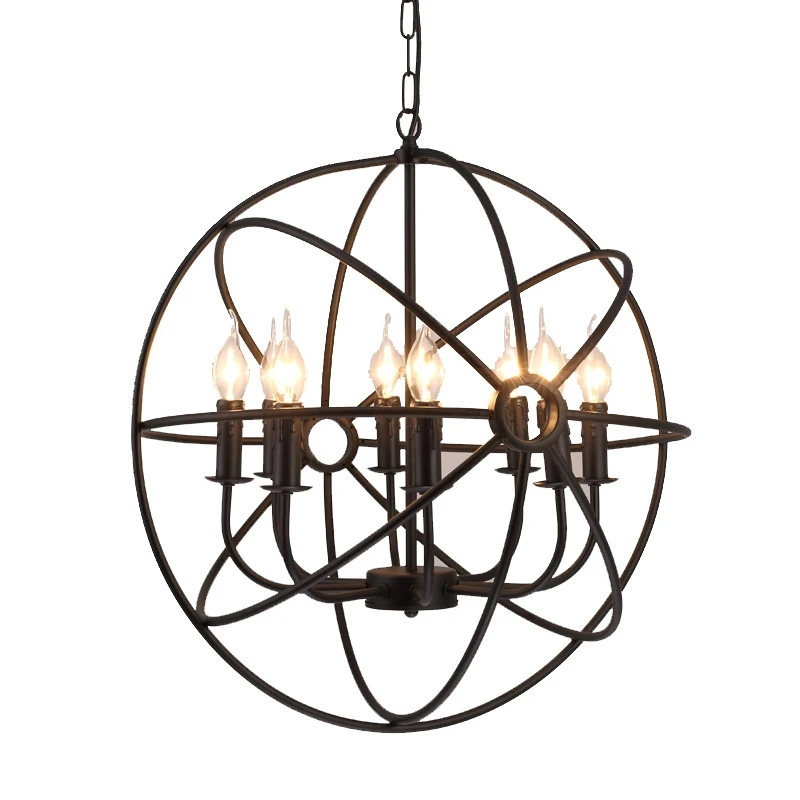 

BDBQBL Vintage Pendant Light Iron Pendant Lights Chain Pendant Black Touch On/Off Switch for Living Room Dining Room L