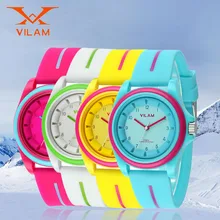 Montre de sport pour Enfants montres de Montre-Bracelet En Plastique Montres Étudiants Montres De Sport Cadeau D’anniversaire Pour Enfants Filles Garçons