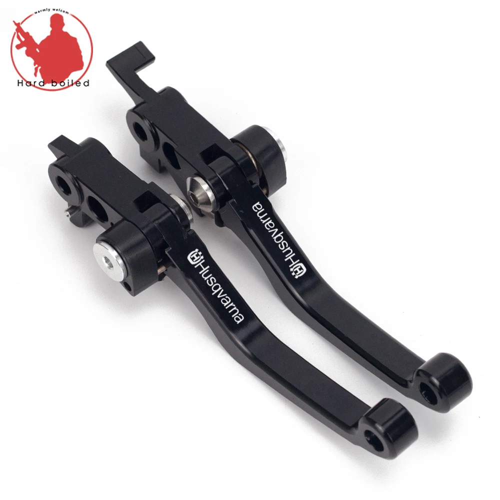 Palanca de freno de motocicleta para Husqvarna TE300I TE 300I 2019 pivote de aluminio mango de freno de Motocross palancas de freno de bicicleta de montaña