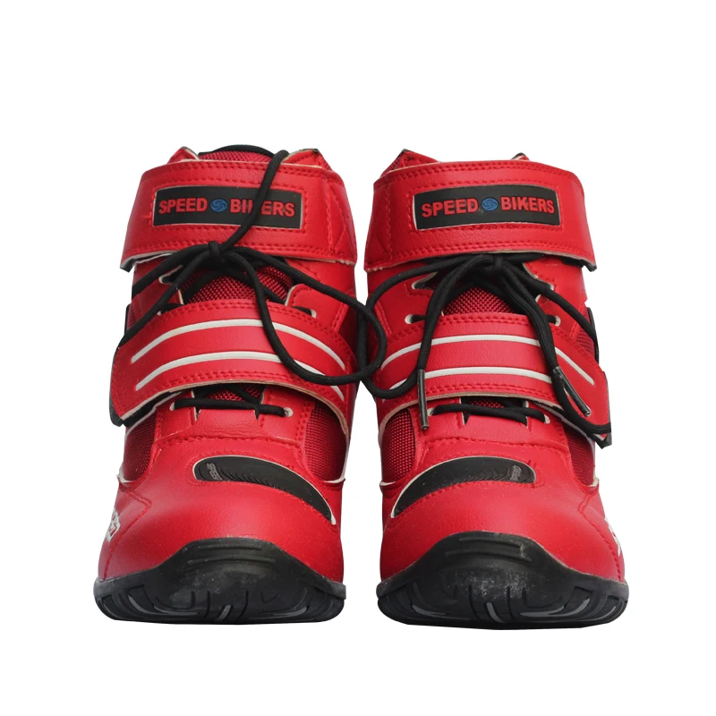 Professional motorcycle boots PRO-BIKER high pedal microfiber leather racing special motorcycle shoes anti-skid breathable A005