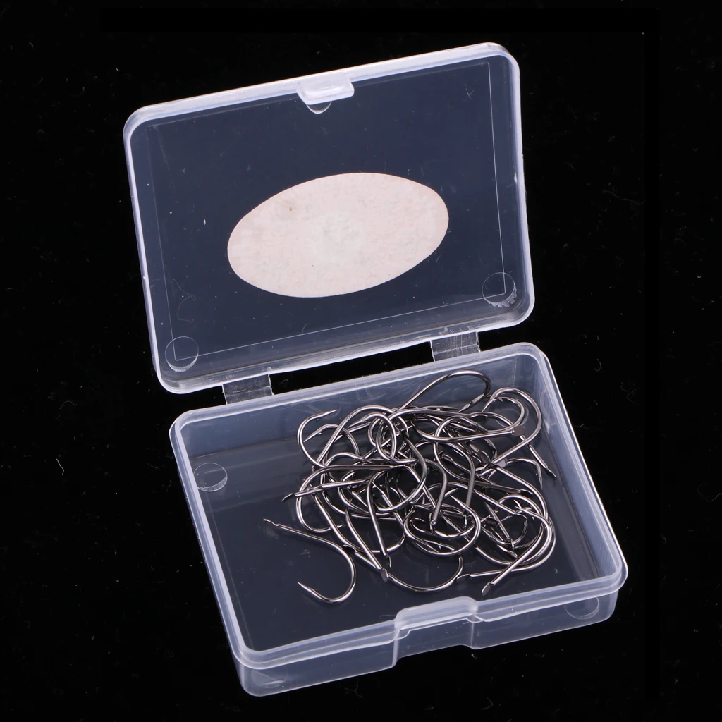 Perfeclan 5 Boxes Fishing Hooks with Barbed Crab Hook Sports Accessories Stainless Steel Fishing Barbed Hook Fishing Hook Kit