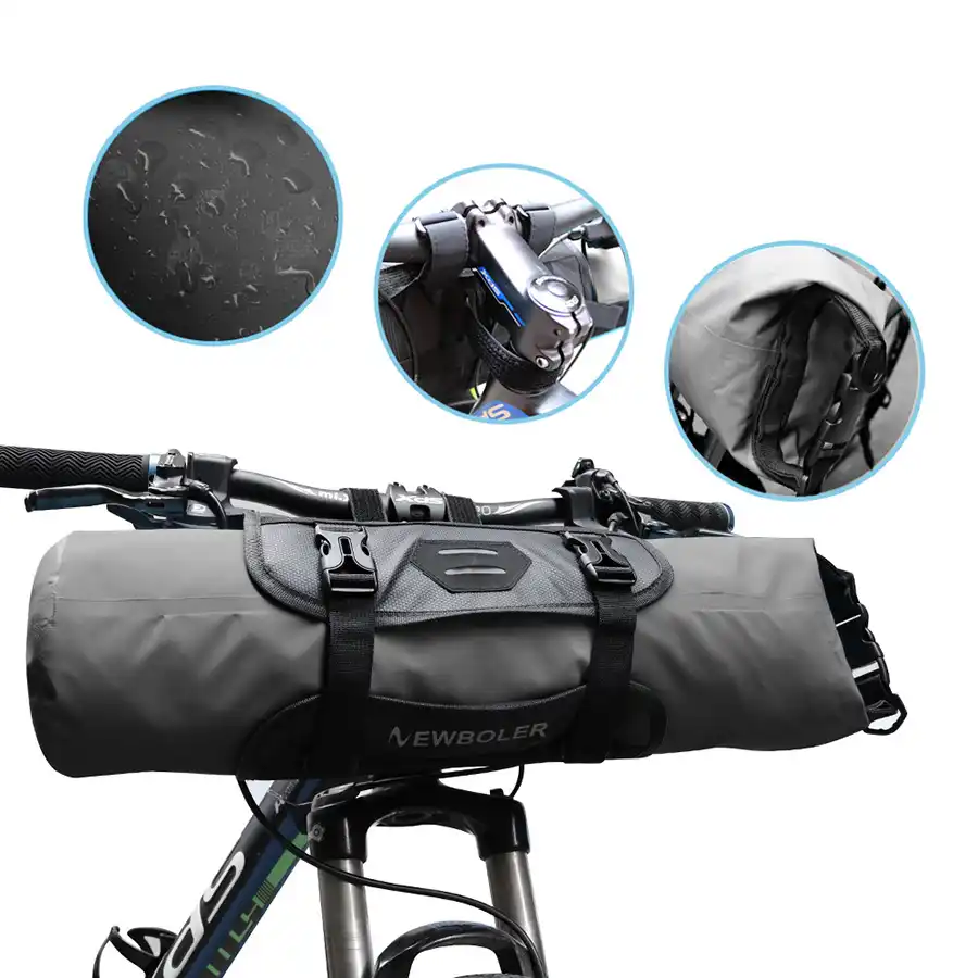 New Bycicle Frame Pack Pannier Front Tube Bag Cycling Bike Frame Pack NicePlF
