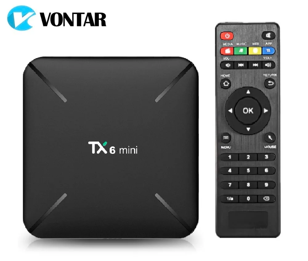 TX6 Мини Смарт ТВ коробка Android 9 0 2 Гб 16 Allwinner H6 четырехъядерный ALICE UX HDR 4K 4G Wifi Google Player