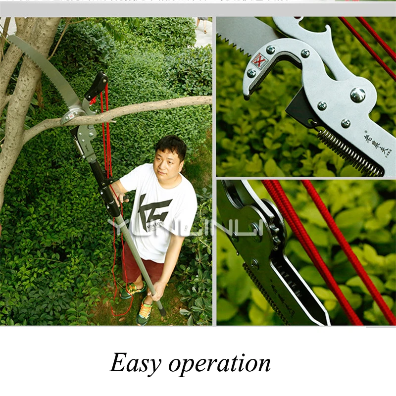 Ручная пила для обрезки фруктового дерева на большой высоте ножницы садоводства