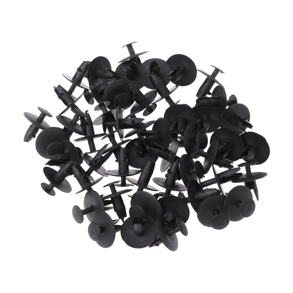 

2019 New 50 Pcs Auto Fastener Soundproof Insulation Fender Clip For Peugeot 307 308 408 206 Citroen C4