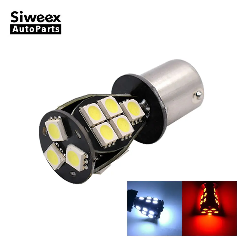 1 шт. 1156 1157 BA15S BAY15D авто лампы 18 светодиодный 5050 SMD P21/5W задних фонарей указателей