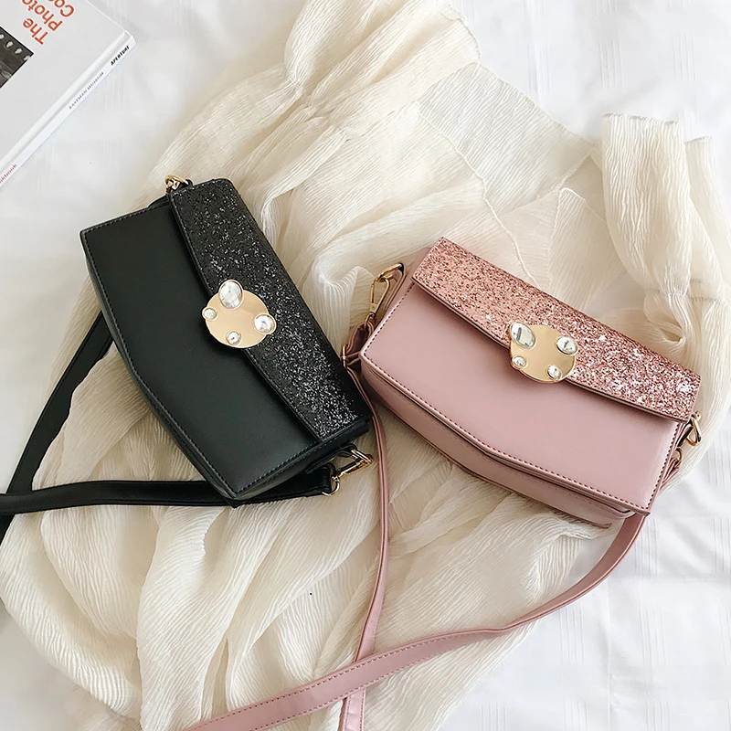 

Bags for Women 2018 Fashion New Quality PU Leather Women bag Hit color Portable Shoulder Messenger Bag Travel Tote Crossbody bag