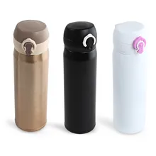 500 ml Edelstahl Thermosflasche Mit 3 Farben Thermobecher Wasserflasche Küche Isolierflaschen Isolierte Tasse Thermoskanne