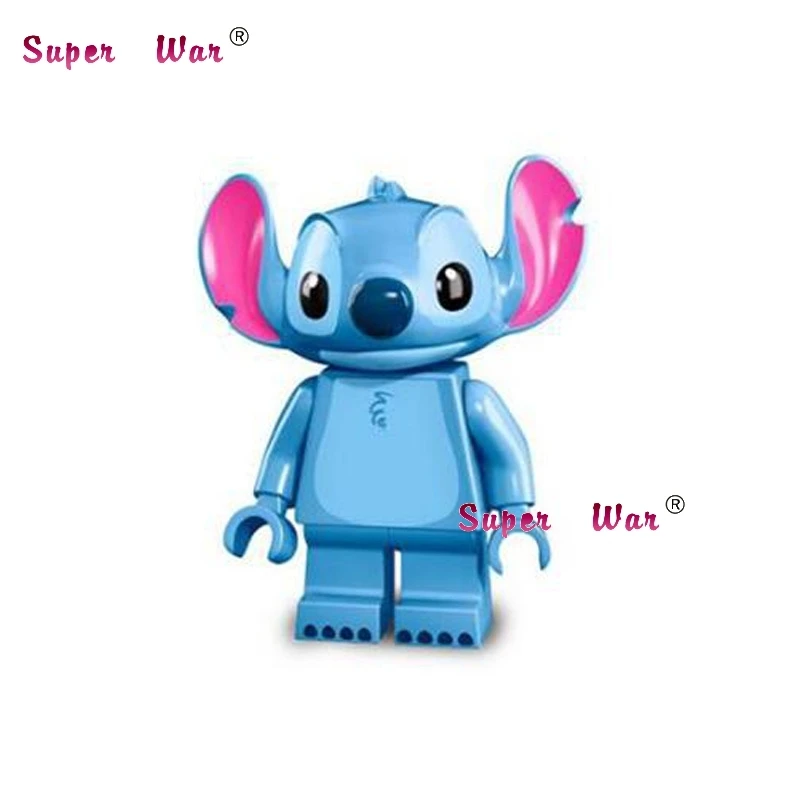 1PCS Star wars super heroes Cartoon movie Lilo Stitch font b building b font blocks font