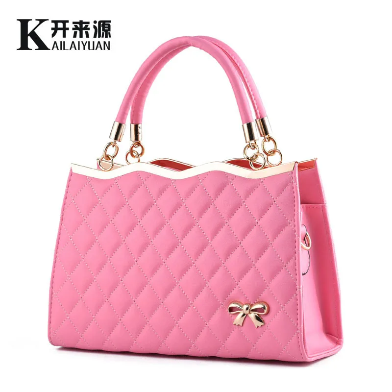 Pink Роскошных сумок Женские сумки дизайнерские кошельки известного бренда и сумочки 40 шт./партия - Цвет: Pink