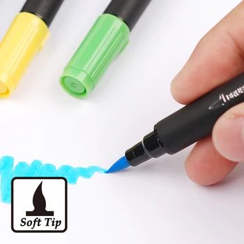 

12/24/36 Colors Art and Graphic Drawing Manga Dual Tip Brush and Fine Sketch Brush Pen Art Marker Twin Tip Color Marker