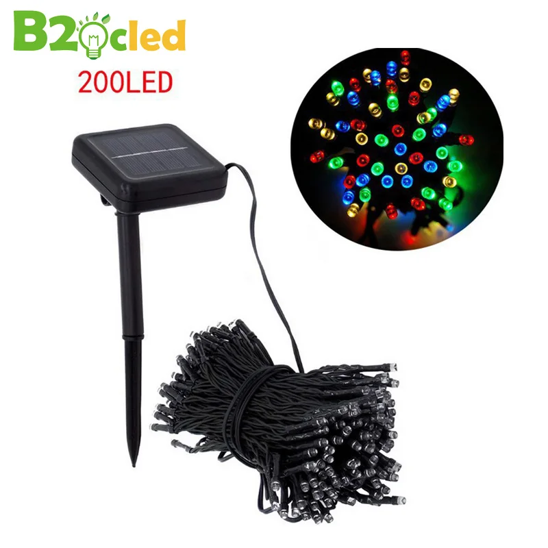 200 solar Christmas lights series LED festival light speed sell through