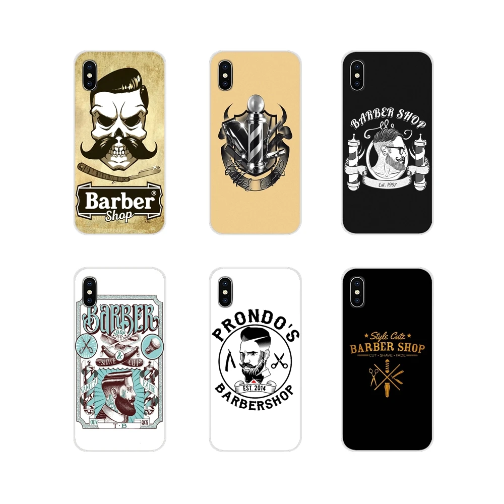 

Accessories Phone Shell Covers funny letter barber shop Hair For Huawei P Smart Mate Honor 7A 7C 8C 8X 9 P10 P20 Lite Pro Plus