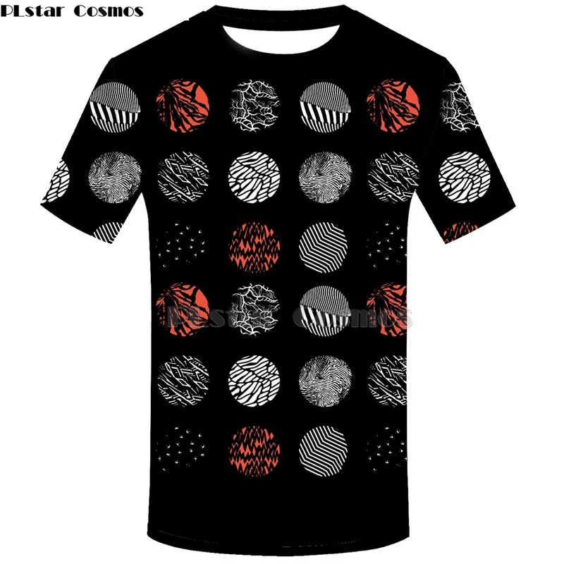 Twenty one pilots t shirt men 3D t shirt harajuku top hip hop man's T-shirt streetwear tops Fashionable mens clothing tshirt-2