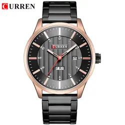 CURREN Для мужчин часы лучший бренд роскошных Бизнес Кварцевые наручные часы мужской моды Повседневное Дата Неделя аналоговые часы Relógio Masculino