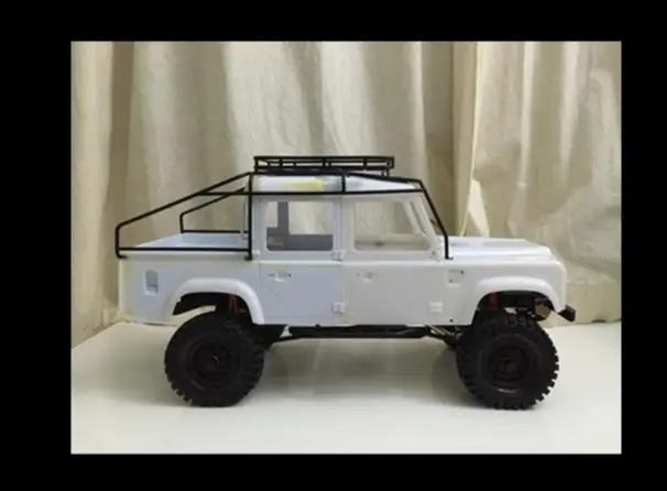 Металлическая рулонная клетка Чемодан лоток для 1/10 весы RC8WD RC Land Rover Defender D110 D130 JK 5 двери подобрать жесткий корпус