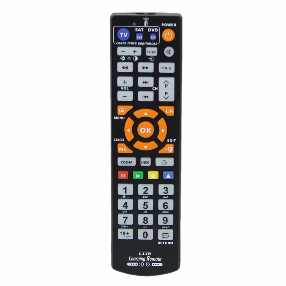 

JRGK L336 Universal Smart IR Remote Control with learn function 3 pages controller copy for TV STB DVD SAT DVB HIFI TV BOX