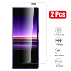 На Алиэкспресс купить стекло для смартфона 2pcs/lot 9h tempered glass for sony xperia 1 xz4 xz2 xz1 compact xz premium xa1 ultra 10 plus screen protector protective film
