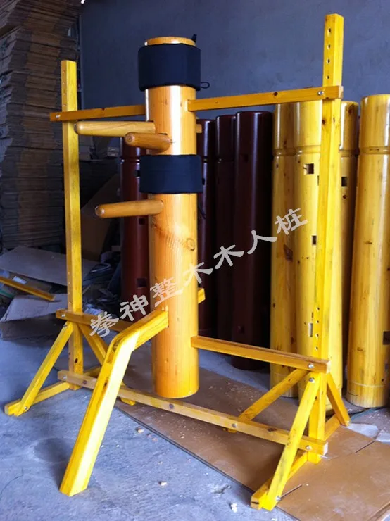 

Fedex/DHL Chinese martial arts equipment Ip Man Wing Chun Wooden Dummy sets Frame design Customized with many free gifts