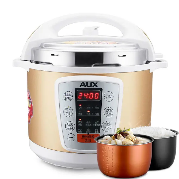 220V Household 6L Electric Pressure Rice Cooker Multi Gold Color High Quality Pressure Heating Rice Cooker With 2 Inners цена 220V Household 6L Electric Pressure Rice Cooker Multi Gold Color High Quality Pressure Heating Rice Cooker With 2 Inners цены онлайн