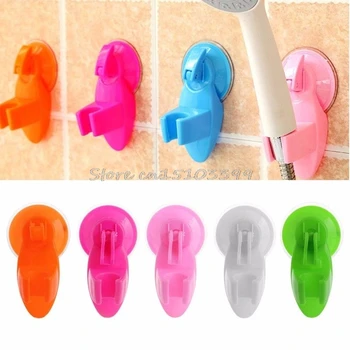 

Adjustable Bathroom Suction Cup Shower Head Holder Plastic Vacuum Wall Mount
