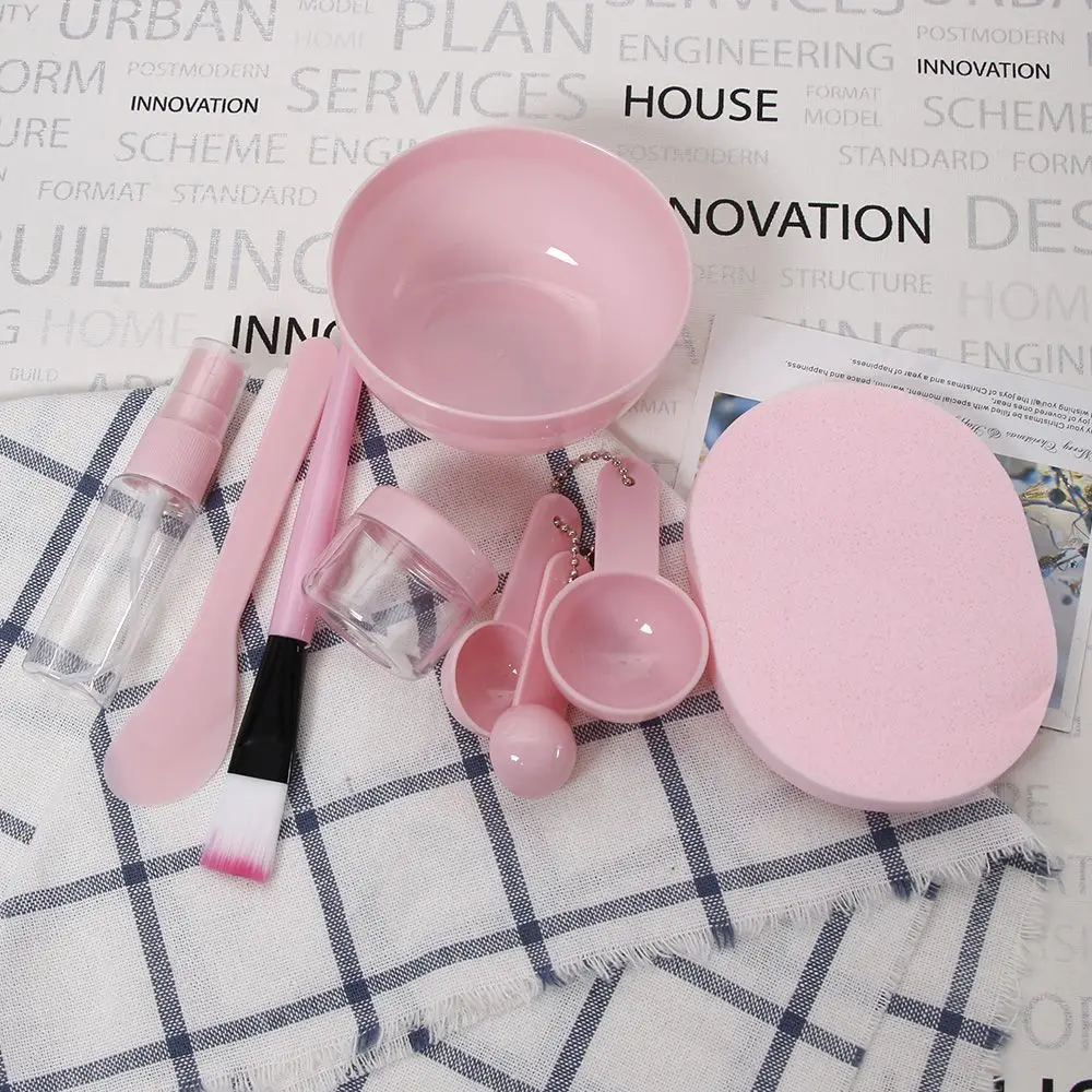 9in1 Facial Mixed Stir Spatula Stick Measuring Spoon kit Cosmetic Makeup Tool Beauty Mask Bowl Brush for Women 9in1 Facial Mixed Stir Spatula Stick Measuring Spoon kit Cosmetic Makeup Tool Beauty Mask Bowl Brush for Women