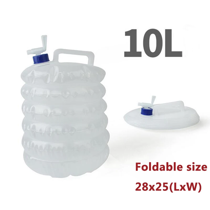 

10L Collapsible Water Kettle Bag Drinking Carrier Container Bucket Barrel Wine Juice Dispenser Camp BBQ Picnic Cycling Bottle