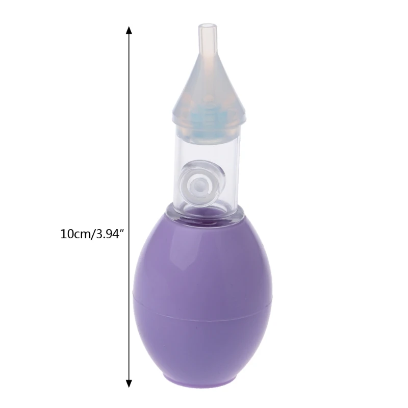 Newborn Nasal Aspirator Baby Suction Soft Tip Mucus Vacuum Runny Nose Cleaner