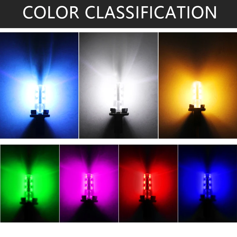 XIGYTE 2 шт. стайлинга автомобилей авто светодиодный T10 Canbus 194 W5W 12 SMD 2835 Светодиодный