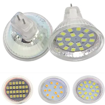 

1- 6pcs 6W 9W 12W MR11 AC/DC 12V LED Lamp Spotlight 12LED 18LED 24LED 2835 SMD Light Chandelier Replace Halogen Bulb