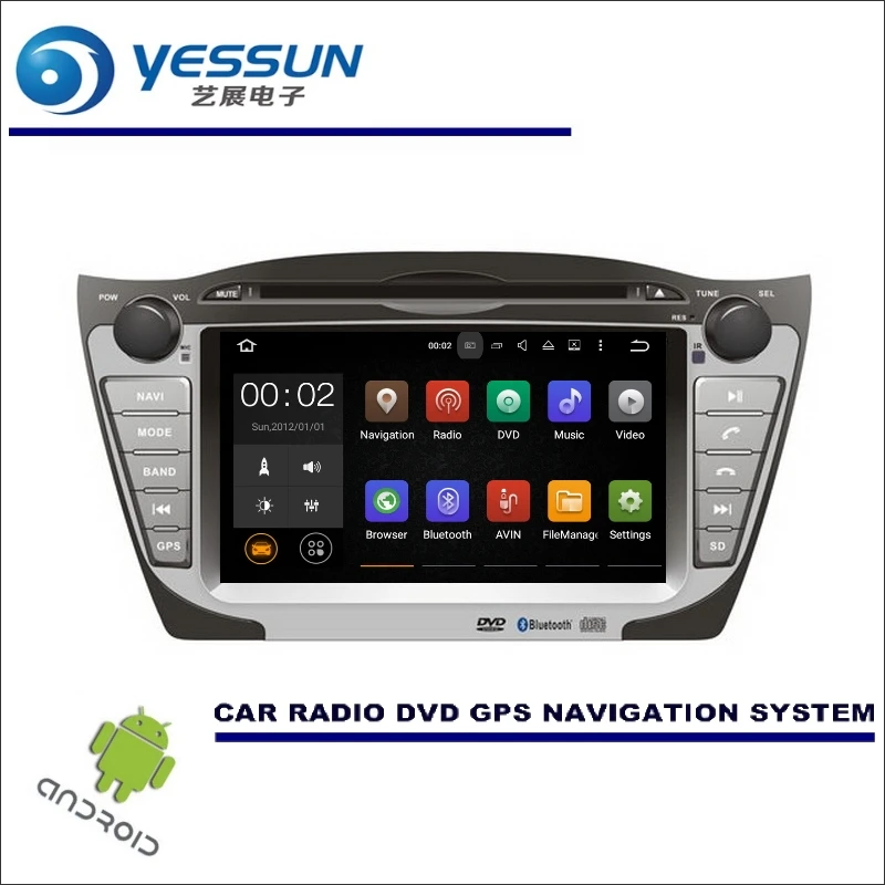 

YESSUN Wince / Android Car Multimedia Navigation For Hyundai Tucson / IX35 2009~2015 CD DVD GPS Player Navi Radio Stereo Screen