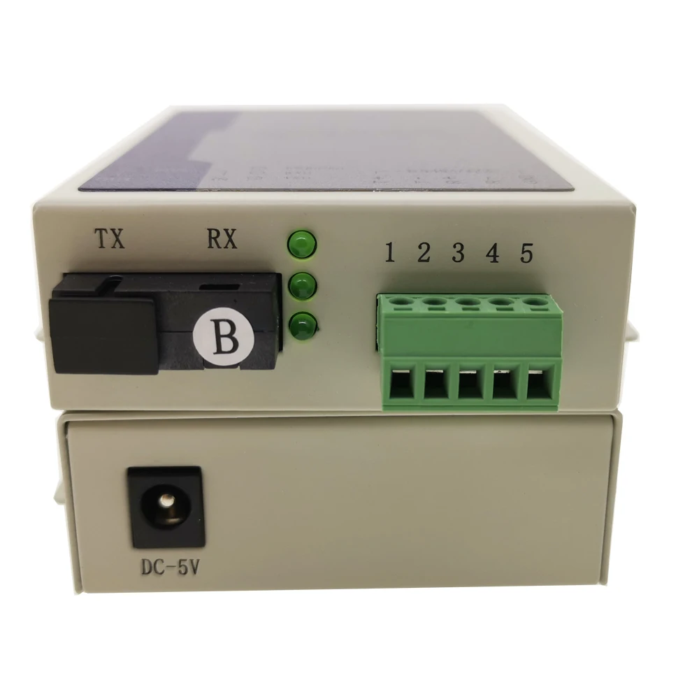 RS485/422 к Ethernet оптического волокна модем одномодовый SC 20 км rs485 к ethernet волоконный преобразователь 485 Промышленный контроль светильник