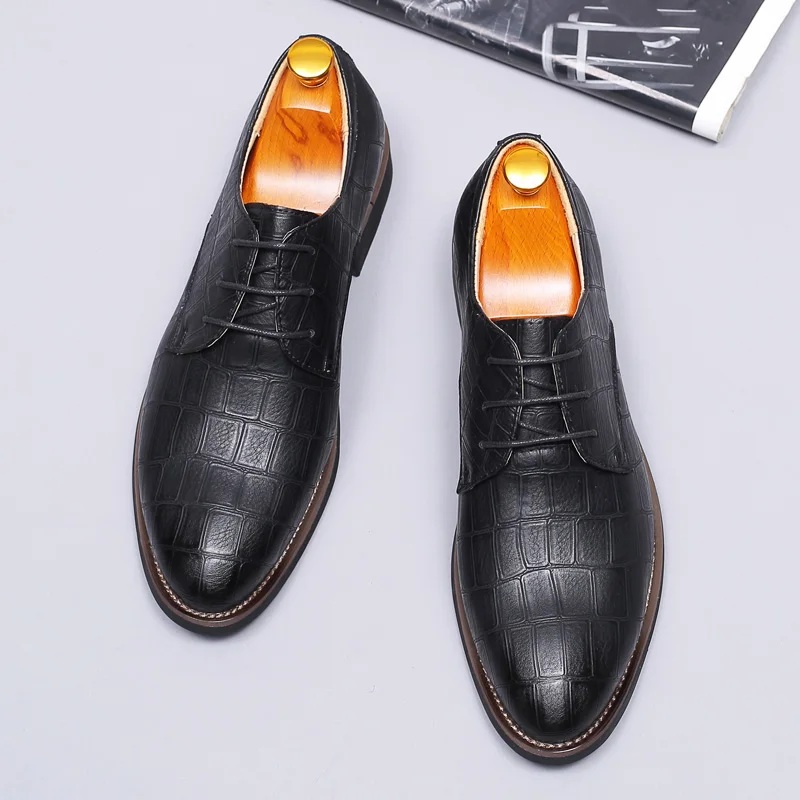 

Men Dress Shoes 2019 Formal Shoes Men Leather Shoes Luxury Oxford For Men Business Wedding Shoes
