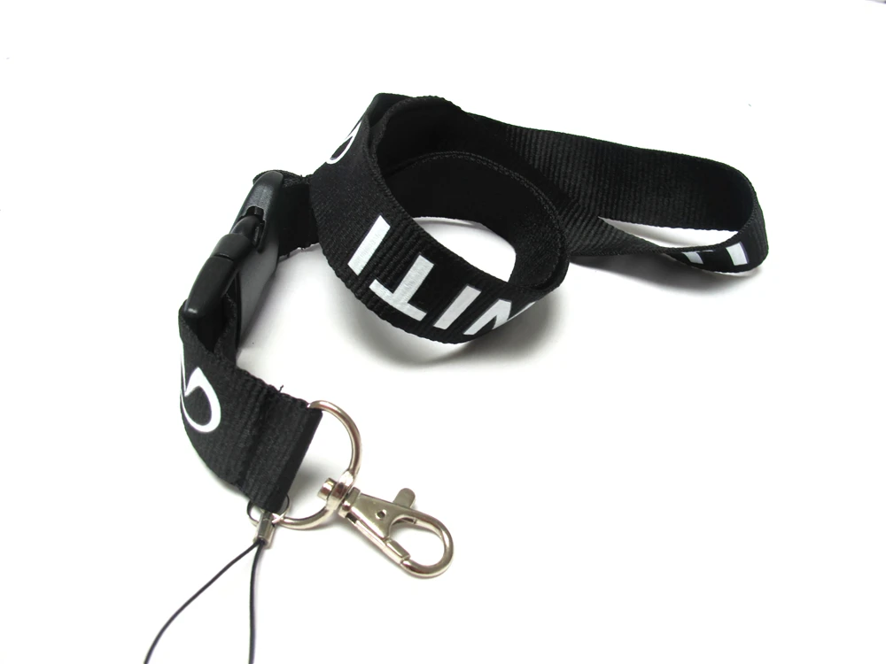 Мужской автомобильный брелок с логотипом, ремешок для ключей, держатель значка, ремешки на шею для мобильного телефона для INFINITI