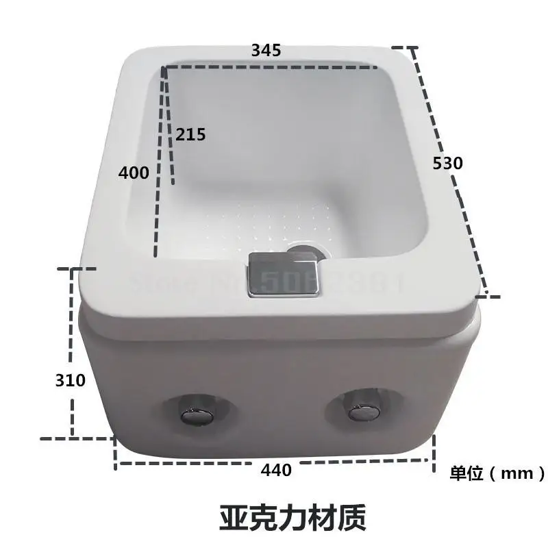 Ванна для ног магазин с умывальником для ног акриловая ванна для ног таз для ног Пол Типа пузырь массаж ног - Цвет: Same as picture2