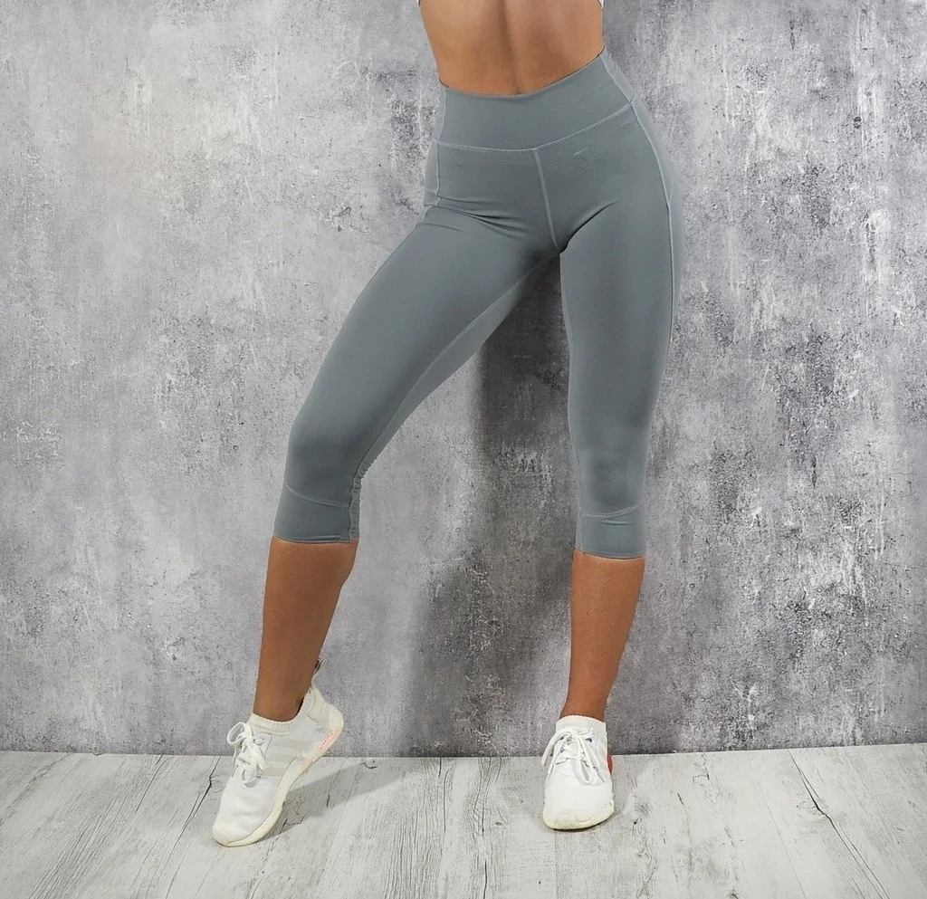 Женские обтягивающие штаны для йоги Sfit спортивные однотонные леггинсы с высокой