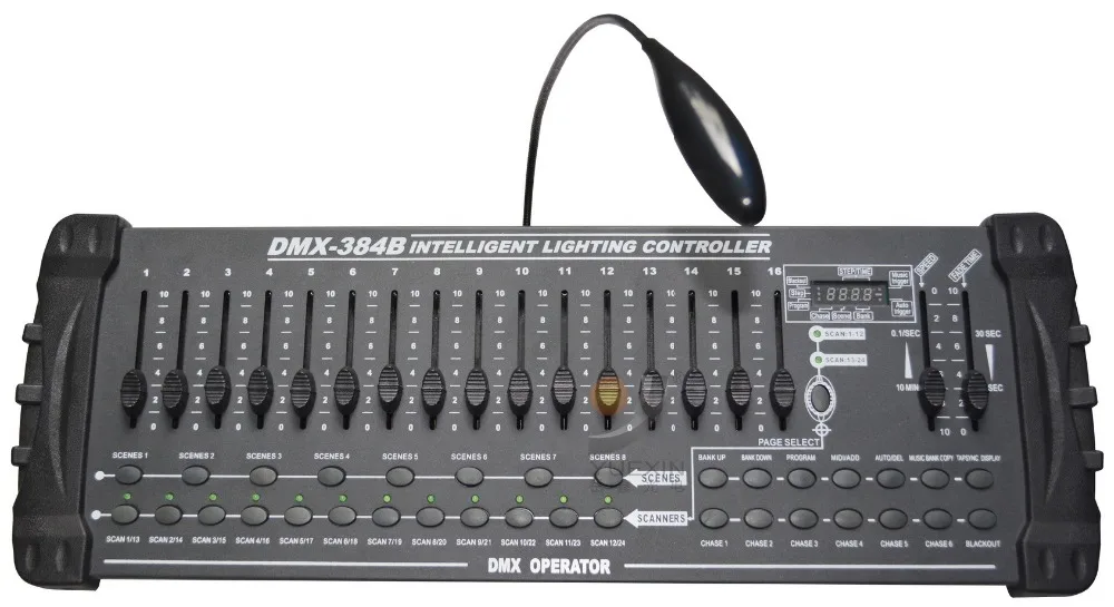 

384B DMX controller, for stage lighting 512 dmx console DJ controller equipment