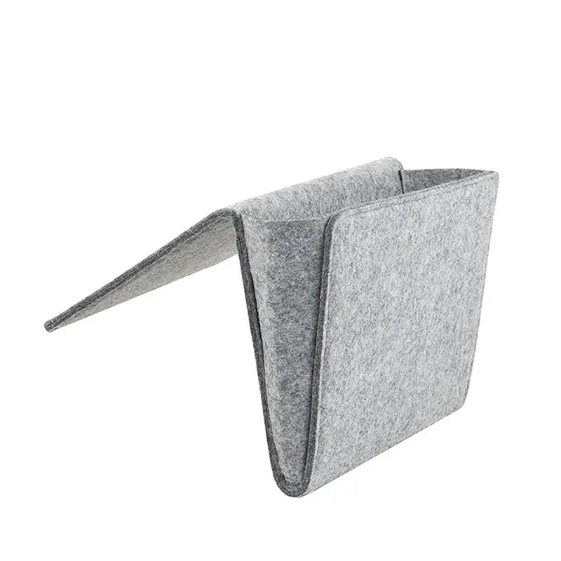 

Sofa Armrest Organizer Couch Multifunctional Bedside Storage Bag Book Remote Control Holder (Grey)