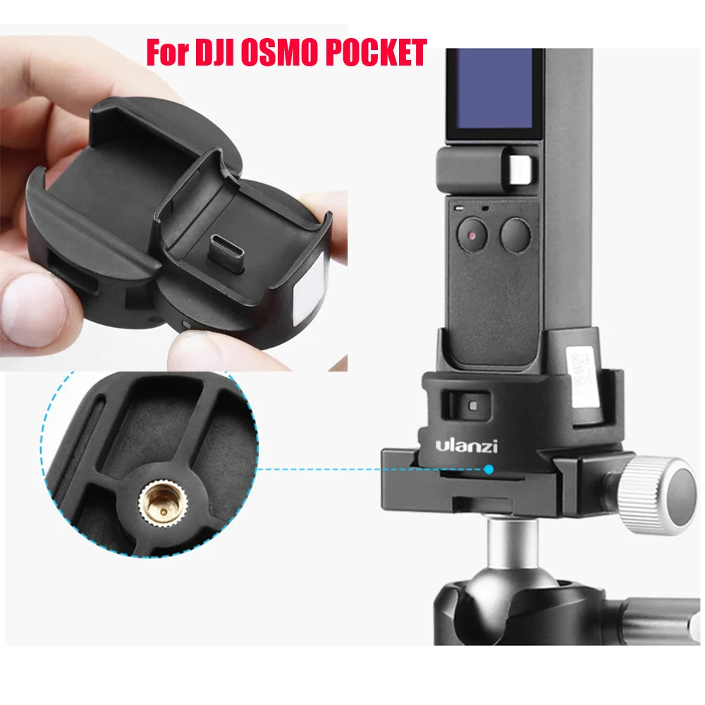 

for Osmo Pocket WiFi Tripod Adapter Base Stand with Quick Release for Dji Osmo Pocket Tripod Mount Accessories