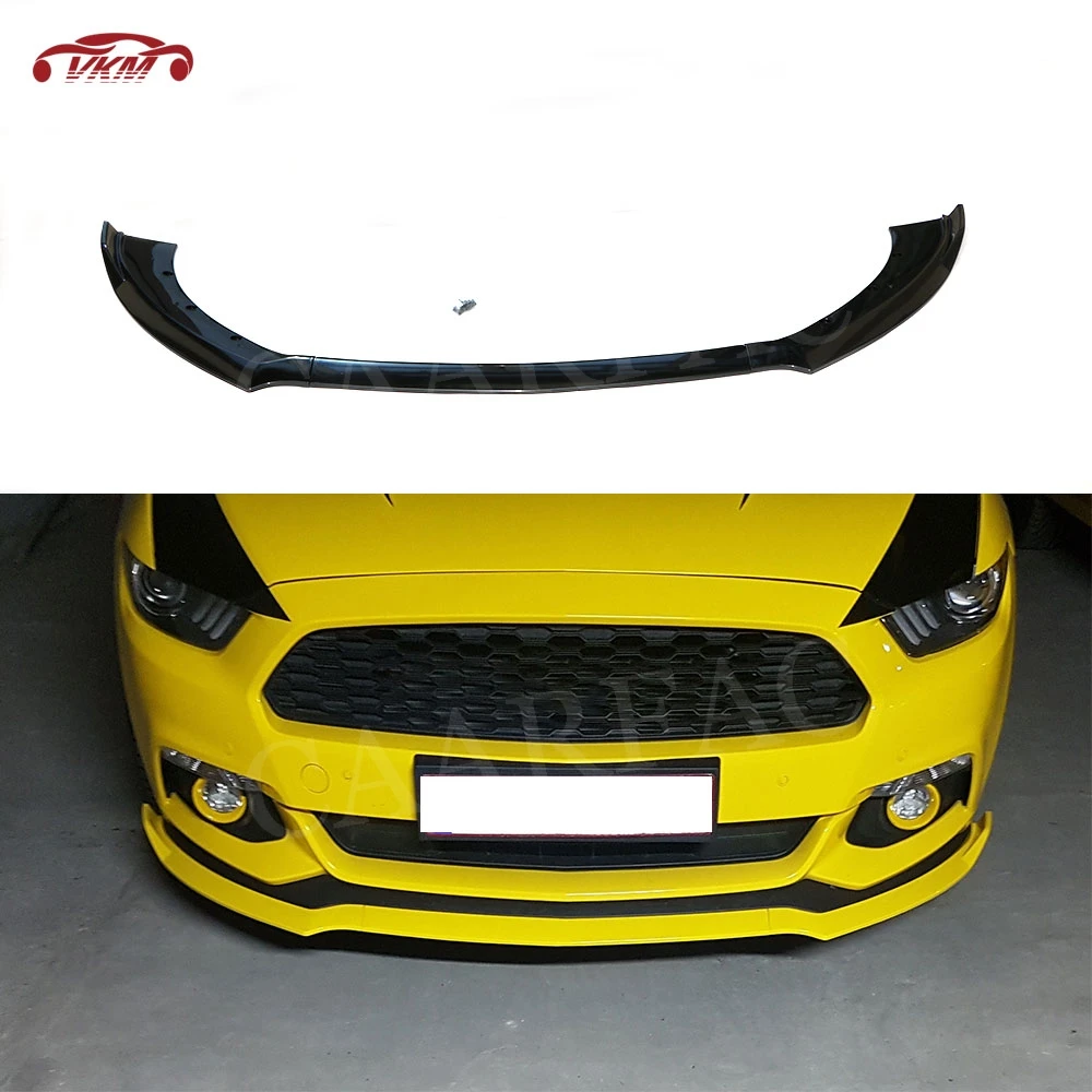 Передний спойлер для подбородка разветвители Ford Mustang Coupe 2015 2016 2017 Автомобильная