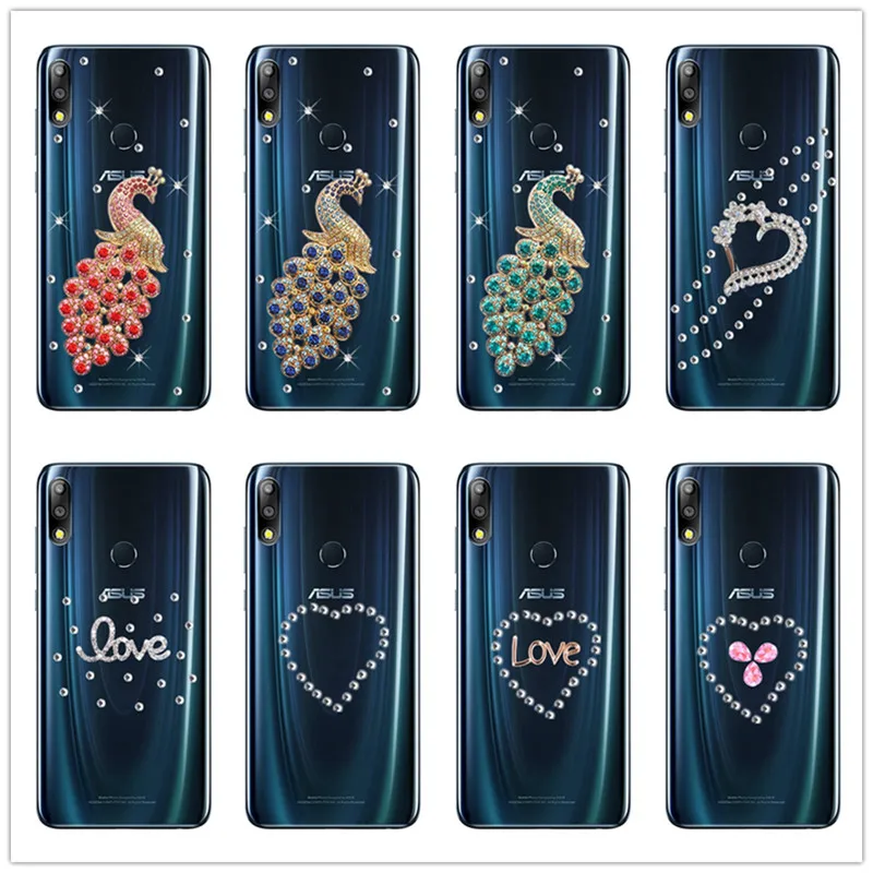 3D роскошный блестящий чехол для телефона Asus Zenfone Max Pro (M2) ZB631KL ZB633KL ZB553KL ZB555KL ZB570TL