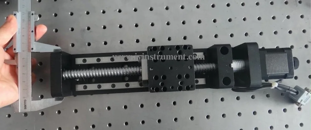 

Motorized Linear stage use square linear rail and ball screw linear bearing J80DP50