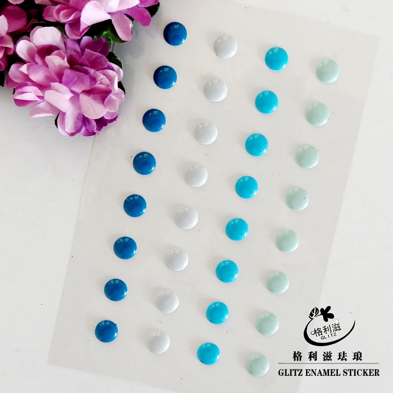 

Suger Sprinkles Self-adhesive Enamel Dots Resin Sticker for Scrapbooking/DIY Crafts /card Making Decration