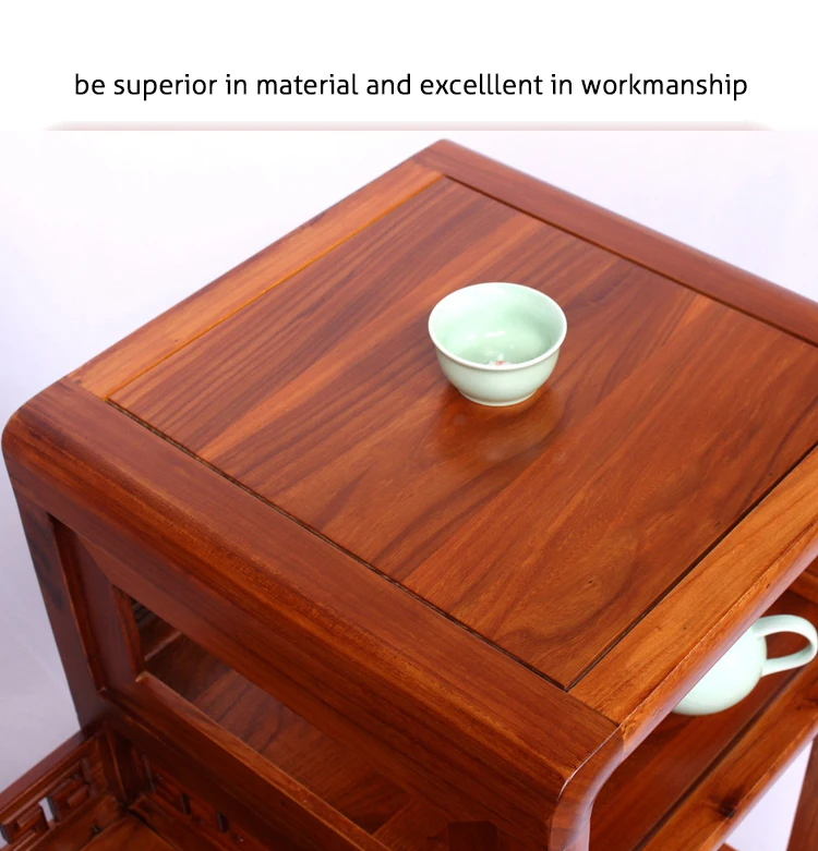 Китайский стиль боковой чайный столик боковой торцевой стол полки для шкафов многоцелевой твердый деревянный боковой шкаф Ежик палисандр
